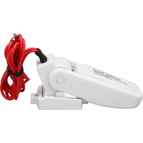 Interrupteur automatique flotteur pompe de cale 18AWG, robuste, étanche, pour eau douce et salée. (1/5)
