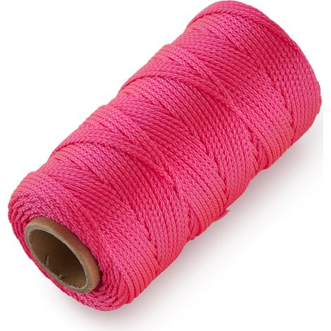 Ragni RBL76 76m Hi Vis Pink Braided Nylon Brick Line (1/2)