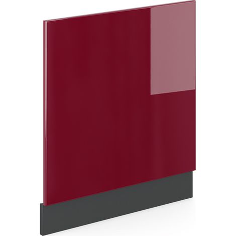 Pannello frontale R-Line, Rosso, 60 cm Senza piano di lavoro, Vicco