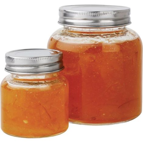 Bocaux à conserves en verre avec couvercle à visser 330ml (lot de 6) - VOGUE