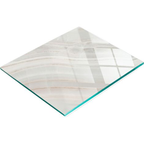 Planche à découper décorative en verre, aspect marbre, 60 x 52 cm (1/5)