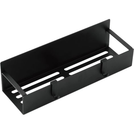 Rack À Épices Magnétique - 27 x 8,5 x 5 cm - Pour Réfrigérateur Four Micro-ondes - Noir - 1 Pièce (1/5)