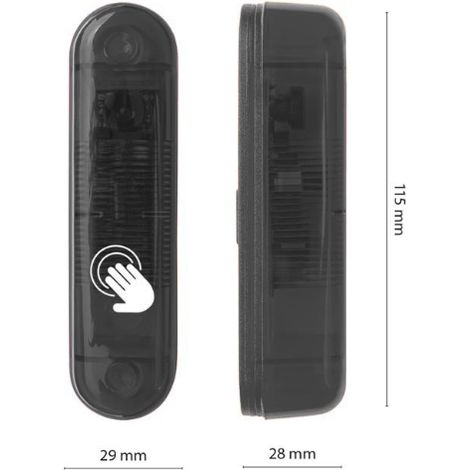 NOLOGO FOTO-TOUCH Interruttore a Sfioramento Mani Libere NO TOUCH