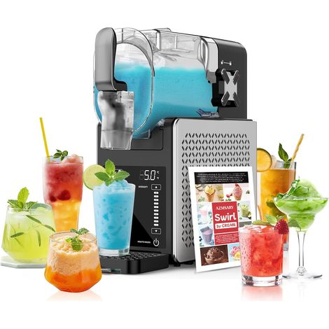 Intelligente Slush-Maschine - 2,7L Max - 6 Programme - LED-Display - Selbstreinigung - Deutsche Rezepte