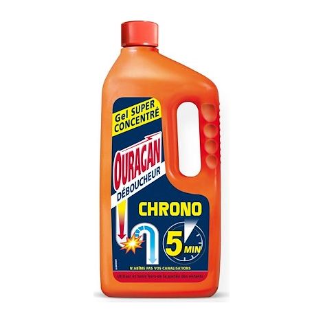 Ouragan Chrono déboucheur 5 mn - flacon de 1 L (1/5)