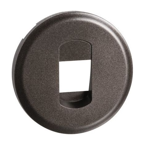 Enjoliveur graphite pour mecanisme prise haut-parleur simple Céliane (067311 non inclus) LEGRAND 067813 (1/2)