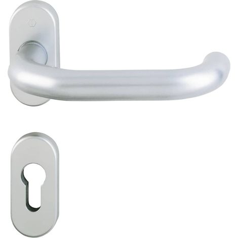 HOPPE® Drücker-Halbgarnitur ohne Schlüsselrosette Paris 138GF/55, VK8, ohne Stütznocken, Aluminium, 654826 (1/2)