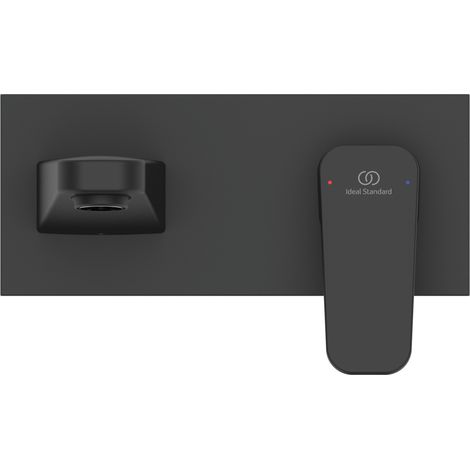 Ideal Standard CeraPlan - Grifo empotrado de lavabo, negro BD244XG (1/2)
