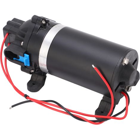 Pompe à eau à membrane haute pression 5,6 l/min, auto-amorçante, connecteur 3/4 po avec filtre, 12 V CC, 9 A (1/5)