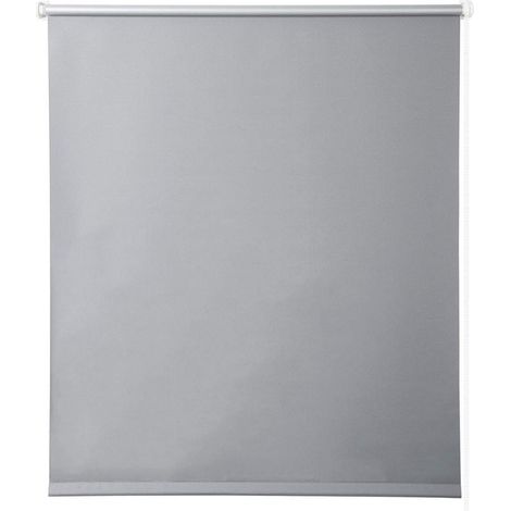 Store enrouleur occultant polyester sun blockout montage rapide aucun perçage requis pour les portes et fenêtres 50 x 160 cm gris