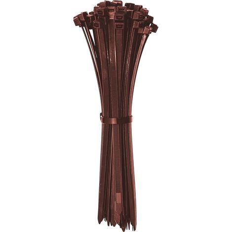 100 colliers de serrage, 150 x 2,5 mm, résistants à la température, pour câble électrique, usage intérieur et extérieur (1/5)