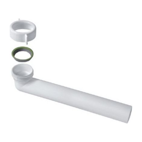 CURVA FILETTATA CON GHIERA E GUARNIZIONE 1&quot 1/4 - 32x210 mm