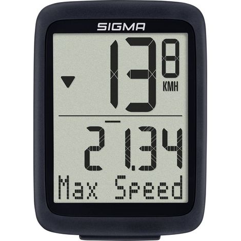Sigma BC 10.0 WL ATS Compteur de vélo sans fil transmission codée avec capteur de roue (1/4)