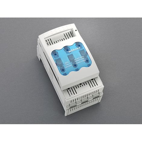 Wöhner Halter zylindrische Sicherungen 33421 22 x 58 mm 600 V