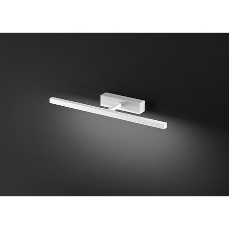 Applique LED série 8040 en métal blanc, 12W, lumière CCT réglable 3000K/4000K/6000K, diffuseur orientable à 300 degrés, IP44 - Perenz Luminaire (1/2)