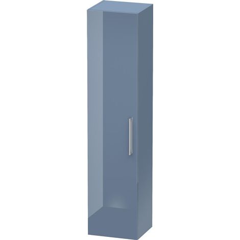 Mobile alto Duravit Vero Tall, 1116, cerniera dell'anta sinistra, 400mm, Colore (anteriore/corpo): Laccato lucido blu pietra - VE1116L4747