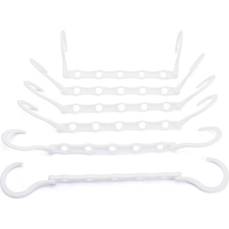 Cintres gain de place, lot de 10 cintres magiques, cintres pour vêtements et manteaux gain de place, cintres gain de place pour armoire (1/5)