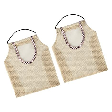 Lot de 2 organisateurs de rangement suspendus respirants pour fruits, courses et cuisine (1/5)
