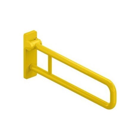 Barre d'appui WC SERIE 801 d: 33mm. Alu 700mm jaune moutarde