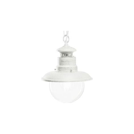 CALIPSO SOSPENSIONE BIANCO/ARGENTO E27 (1/7)