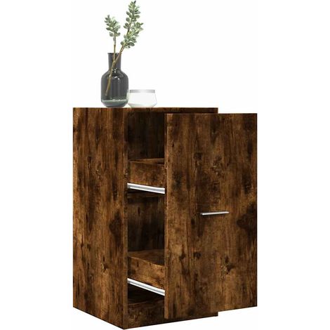 Apothekerschrank Räuchereiche 40x41x77,5 cm Holzwerkstoff