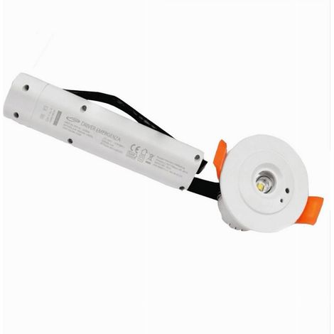 Trade Shop - NOTFALL EINBAUSTRAHLER 3W 1 LED COB ANTI BLACKOUT KALTLICHT 6500K NA05-SL-1 - (1/5)