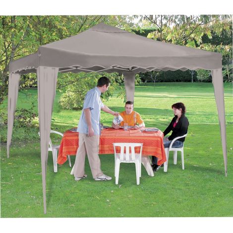 Werka Pro – Tente de réception pliable 3x3m – Toile polyester 160g/m² – Traitement anti UV – Housse de transport et accessoires inclus
