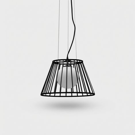 Suspension design moderne en métal et verre Jail (1/5)