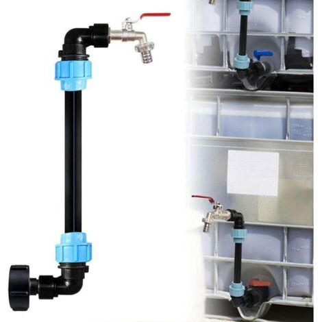 IBC-Schwanenhals-Auslassventil 3/4", IBC-Adapter, 3/4", IBC-Tankzubehör, zum Befüllen von Gießkannen