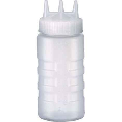 Distributeur à Sauce à Pression Triple 710 ml - Pujadas