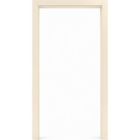 Kit de nez de cloison en alu 15/10ème pour encadrement de porte - 74mm - RAL1015 - ALUHOME (1/4)
