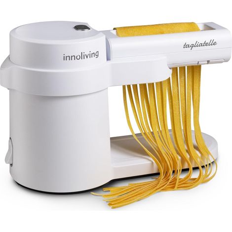 Innoliving Macchina Elettrica Sfogliatrice per Pasta Fatta in Casa INN-783, 100W, 6 Livelli di Spessore, 3 Rulli Inclusi, Lasagna, Tagliatelle, Chitarrine, Lavorazione Continua fino a 1 Ora (1/5)