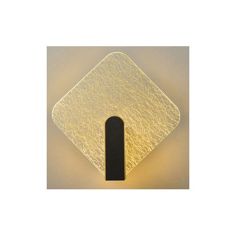 Applique da parete per interni in acrilico, lampada da parete a LED da 5 W, lampada da comodino per camera da letto, soggiorno, balcone, corridoio, applique da parete nordica moderna, luce calda