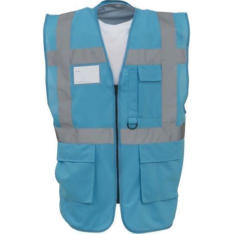 Gilet multifunzione Yoko ad alta visibilità Blu zaffiro M
