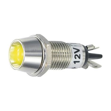 TRU COMPONENTS TC-R9-115L 12 V jaune Voyant de signalisation LED jaune 12 V/DC (1/2)