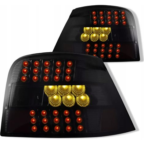 BEAUX FEUX ARRIÈRE À LED POUR VW GOLF 4 DE 1998 À 2004 CLIGNOTANTS À LED NOIRS