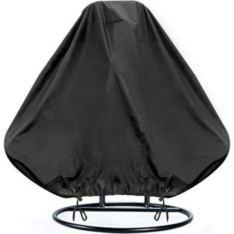 Couverture de Chaise Suspendue, Housse de Fauteuil Suspendue Imperméable, Housse de Protection pour Oeufs Chaise, Coupe-Vent, Anti-UV, Tissu Oxford Robuste (232 x 203cm) (1/5)