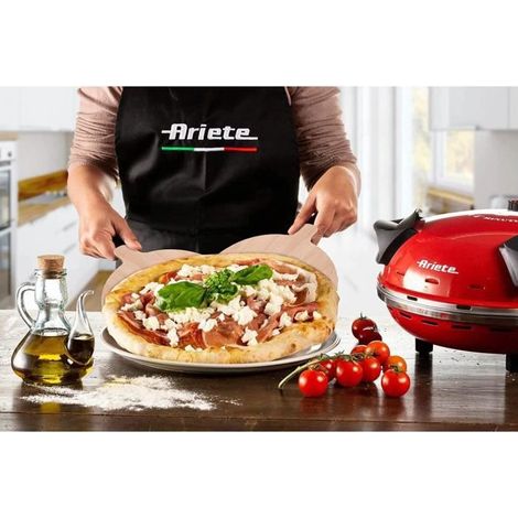 Four à pizza électrique 1200W – Pierre réfractaire – Température max 400°C – Diamètre 33cm – Pour cuisson rapide et croustillante – Ariete