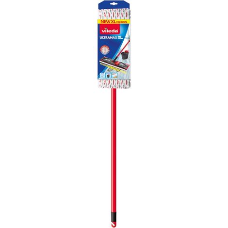 Vileda – Serpillière Ultramax XL en microfibre – Nettoyage humide efficace – Largeur 420 mm – Compatible stratifié et carrelage