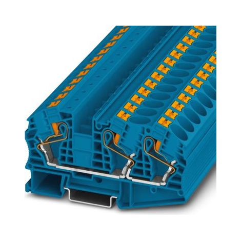 PT 16-twin N BU - Conector pasante azul (1/5)