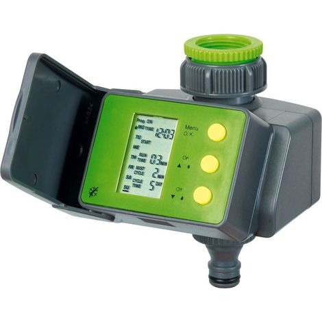 Trade Shop - Programador Digital De Riego Automático Con Grifo 20/27 -