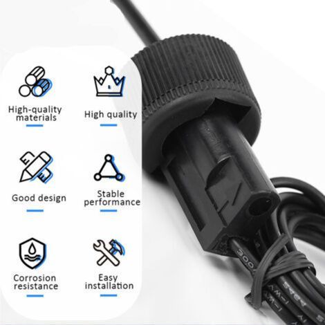 Female threaded flow sensor, water paddle flow switch for heat pump, water heater, air conditioner. Durable. (1/4)