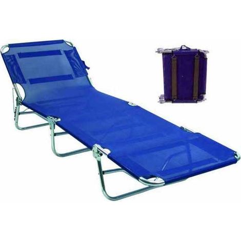 Cuna de aluminio Piuma azul Vette 00043
