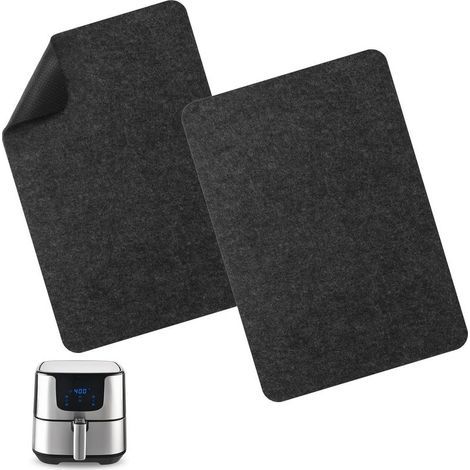 Set aus 2 rutschfesten Filz-Wärmeschutzmatten für die Küche, kompatibel mit folgenden Geräten: Ninja Heißluftfritteuse, Kaffeemaschine, Mixer und Mikrowelle. (1/5)
