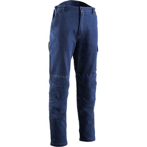 Pantalon de travail Stretch Sergé CHONCO - Denim L - FR (46/48) (1/3)