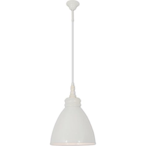 Suspension Luminaire en Métal au Design Rétro, Lustre Vintage Industriel avec Douille E27 - PANGIVO (1/2)