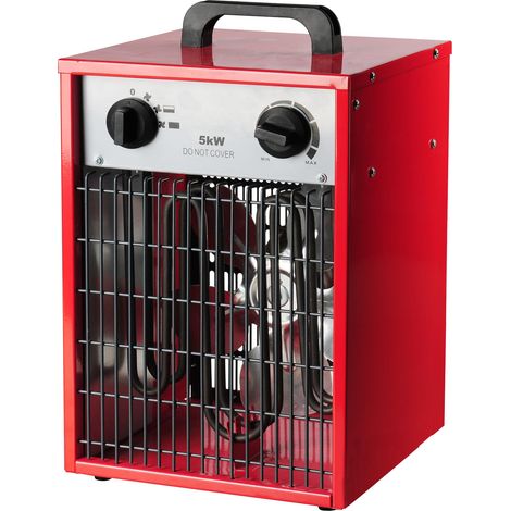 Aerotermo / Calefactor de aire caliente MERCALOR MC50 / MT13965 – 5.000 W, portátil  Oferta exclusiva