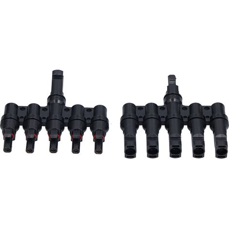 Wasserdichter 5-Wege-5T-Stecker für Generatorsysteme, 5-in-1-Stecker-Buchse-Adapter, 5-Ausgangsstecker, wasserdichte Mehrfachsteckdose. (1/5)