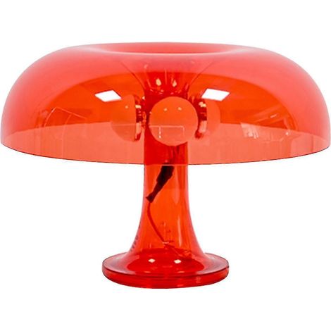 Lámpara de noche vintage con forma de hongo y brillo ajustable, elegante y estética lámpara de mesa para la decoración del dormitorio, iluminación retro para la mesita de noche. (1/5)