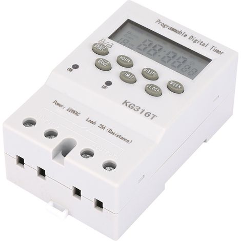 KG316T 220V Automatischer, mikroprozessorgesteuerter, digitaler, programmierbarer Timer (1/5)